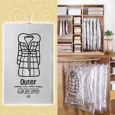 Akasztós vákuumtároló zsákok (4 darab) | VACUHANG