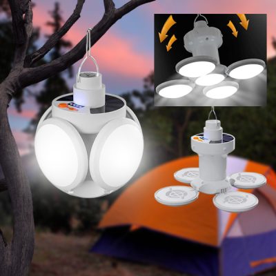 Összecsukható 2 az 1-ben napelemes lámpa | FOLDGLAZE