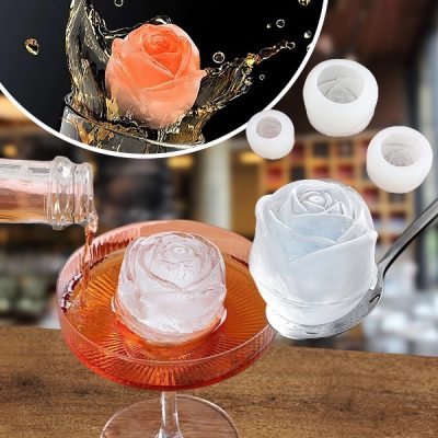 Különböző felhasználású rózsa alakú szilikon formák (3 db) | ICEROSE