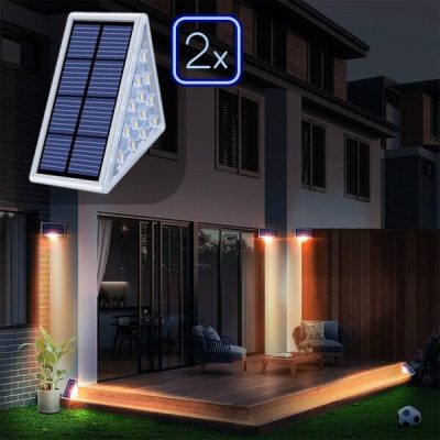 Vízálló napelemes lámpa (2db) | LUMOSTEP