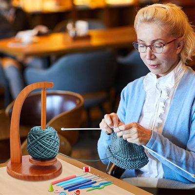 Fából készült mágneses fonaltartó | KNITKARCA