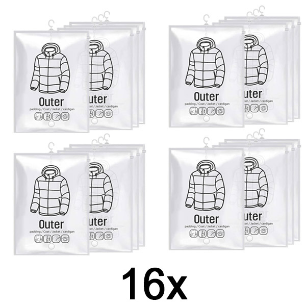 4x Akasztós vákuumtároló zsákok (4 darab) | VACUHANG