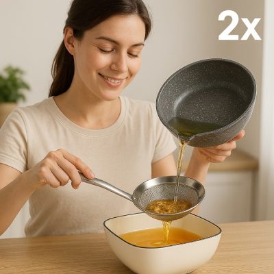 Rozsdamentes szürő, ami mindent leszűr (2 db) | FILTRINKA