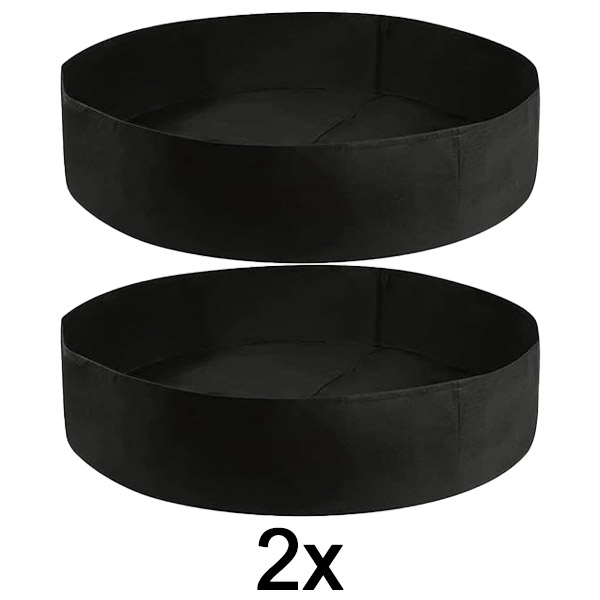 2x Textil emelt kerti ágyás – 90 x 30 cm, légáteresztő filc | PLANTIE