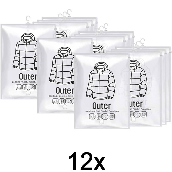 3x Akasztós vákuumtároló zsákok (4 darab) | VACUHANG